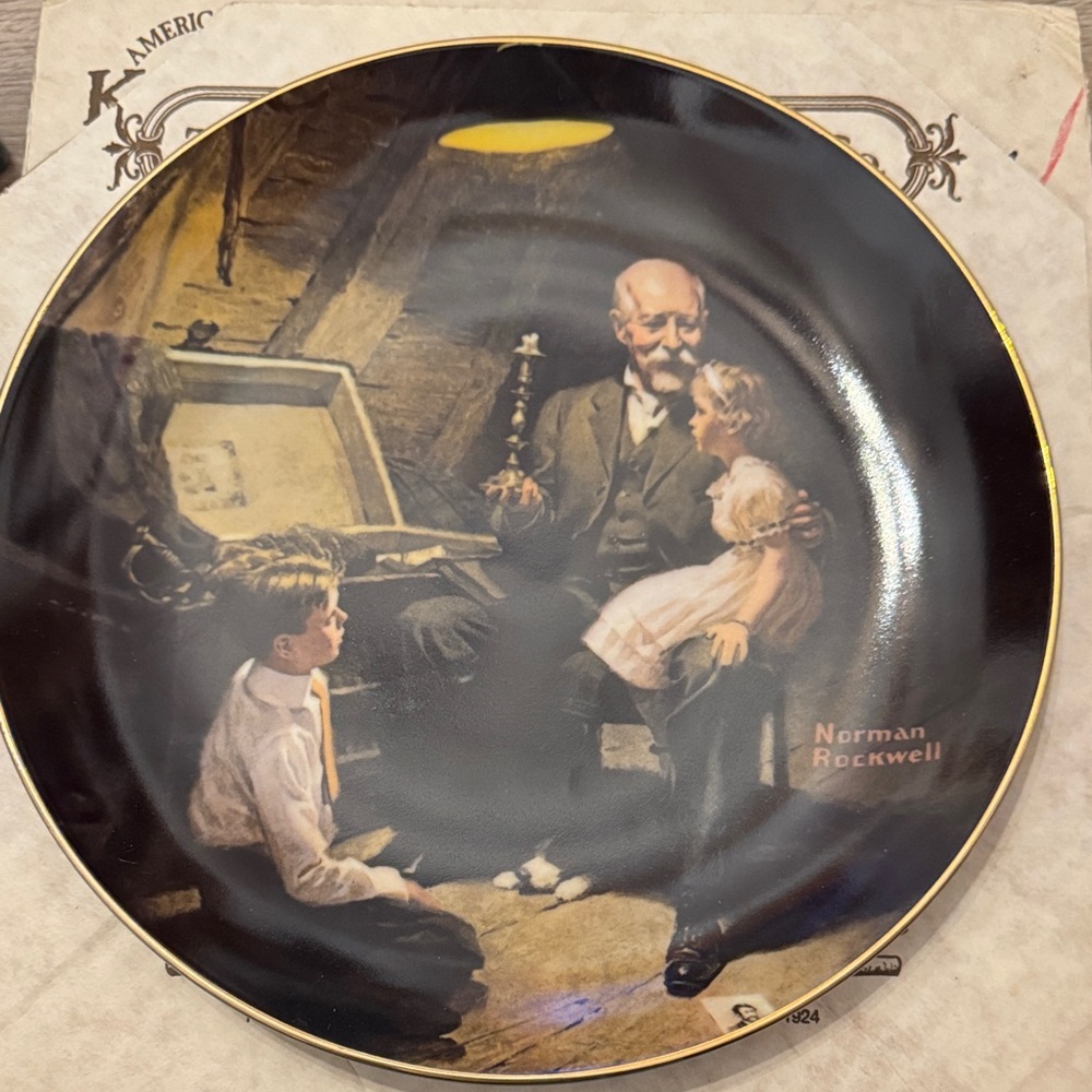 Norman Rockwell Decorative Plate